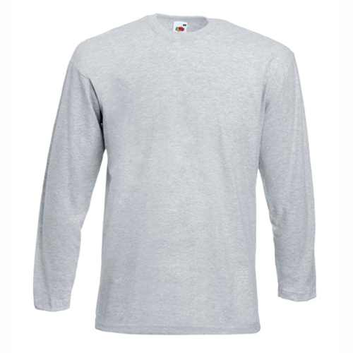 VALUEWEIGHT LONG SLEEVE T ID84 ΓΚΡΙ